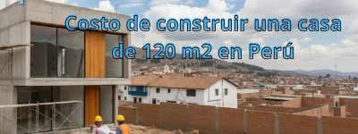 COSTO DE CONSTRUIR CASA DE 120 M2