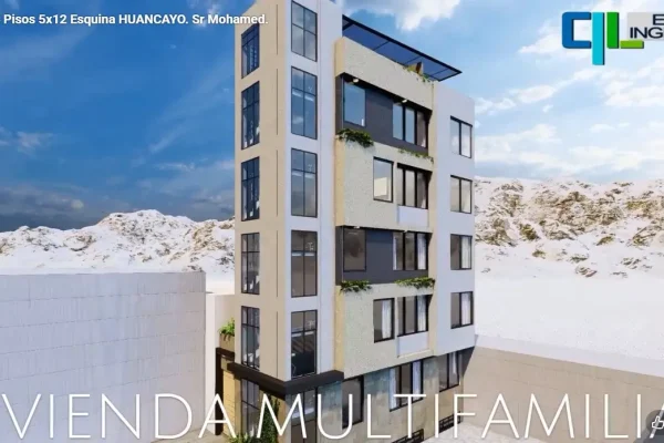 MULTIFAMILIAR 5 pisos huancayo mohamedf 5x12 esquina