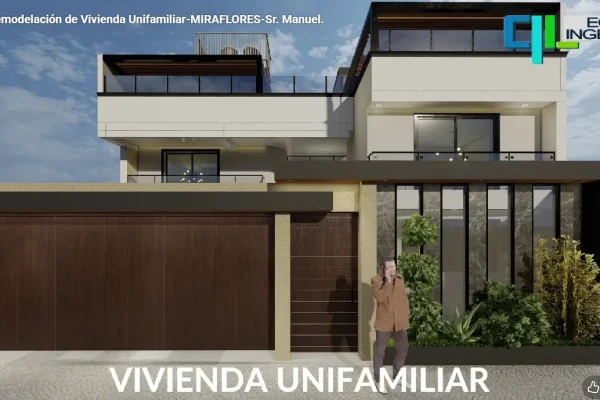 ampliacion y remodelacion manuel miraflores 3 pisos 10x30m